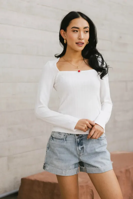 Rosie Fitted Top - FINAL SALE sold by bohme