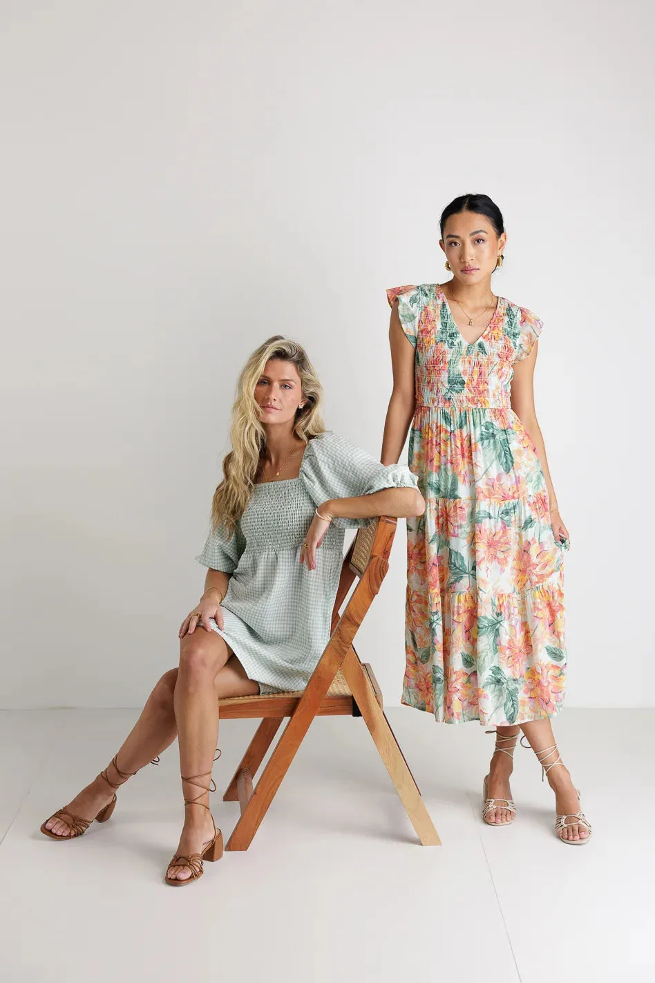 Tina Floral Midi Dress - FINAL SALE sold by bohme product image thumbnail 2