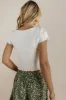 Estella Crop Top in Ivory - FINAL SALE sold by bohme