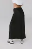 Preston Satin Skirt in Black - FINAL SALE sold by bohme