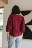 Ellison Blouse in Burgundy - FINAL SALE sold by bohme