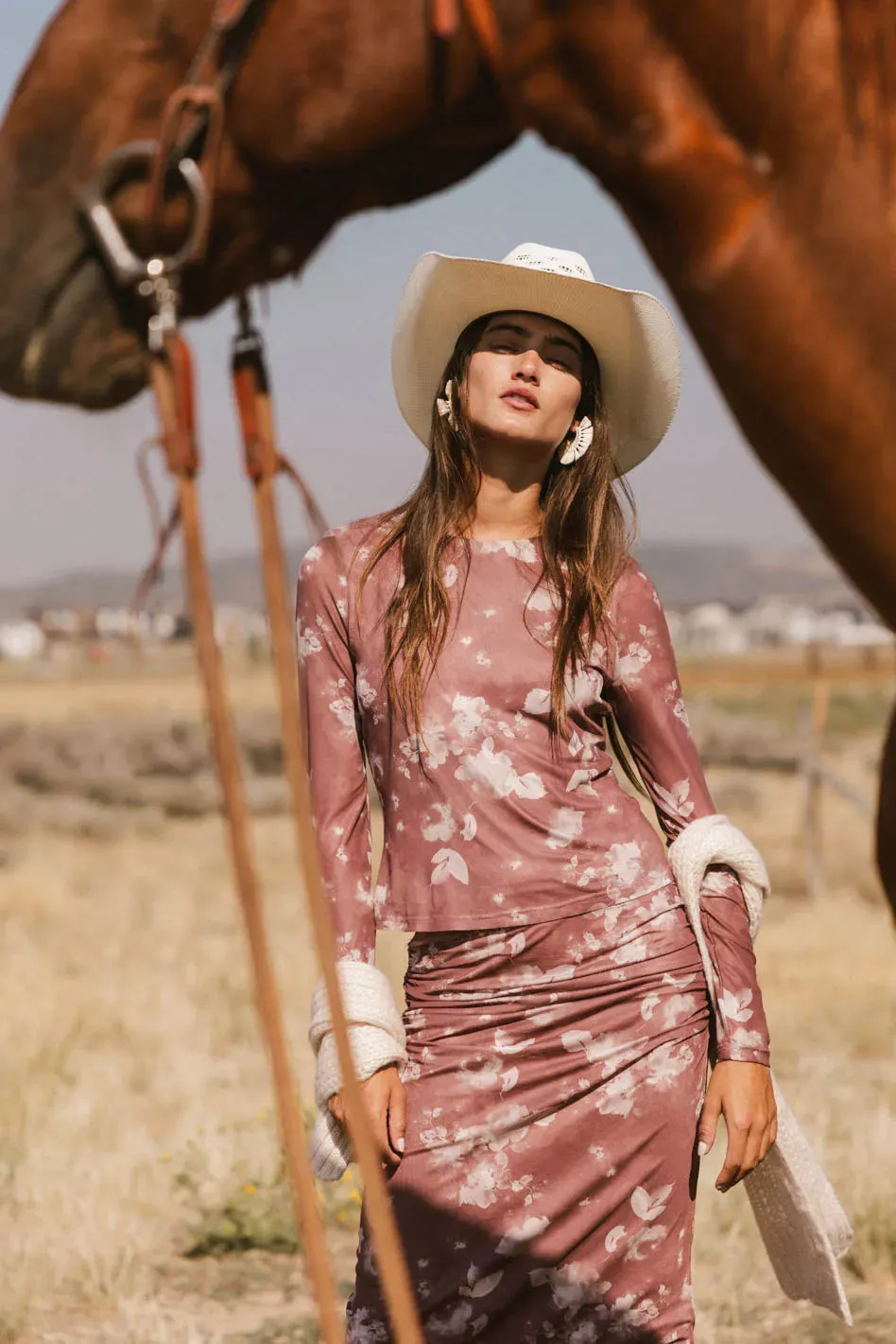 Candace Floral Top - FINAL SALE sold by bohme product image thumbnail 4