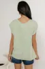 Aviana Muscle Tee in Mint - FINAL SALE sold by bohme