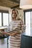 Alani Striped Sweater in Taupe - FINAL SALE sold by bohme