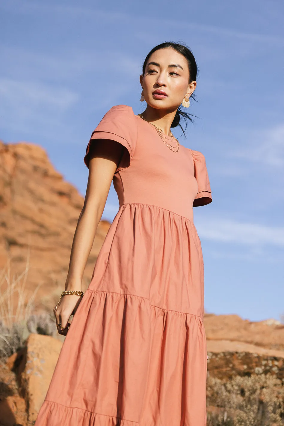 Jada Tiered Dress - FINAL SALE sold by bohme product image thumbnail 3