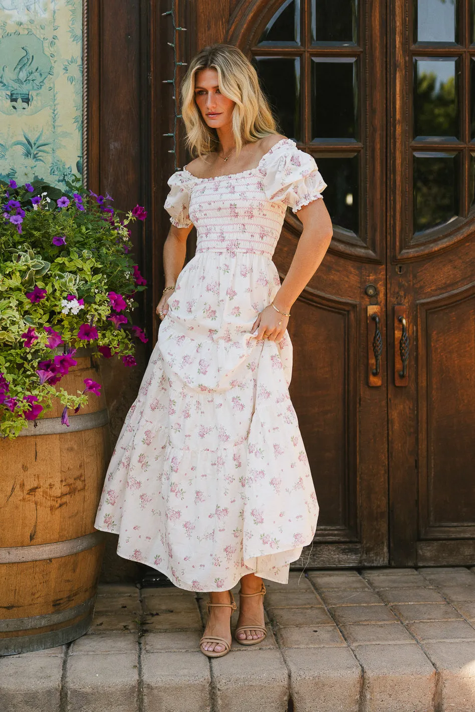 Sable Smocked Maxi Dress - FINAL SALE sold by bohme