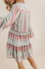 Striped Textured Mini Dress - FINAL SALE sold by bohme