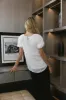 Patton Ruffle Blouse in Cream - FINAL SALE sold by bohme