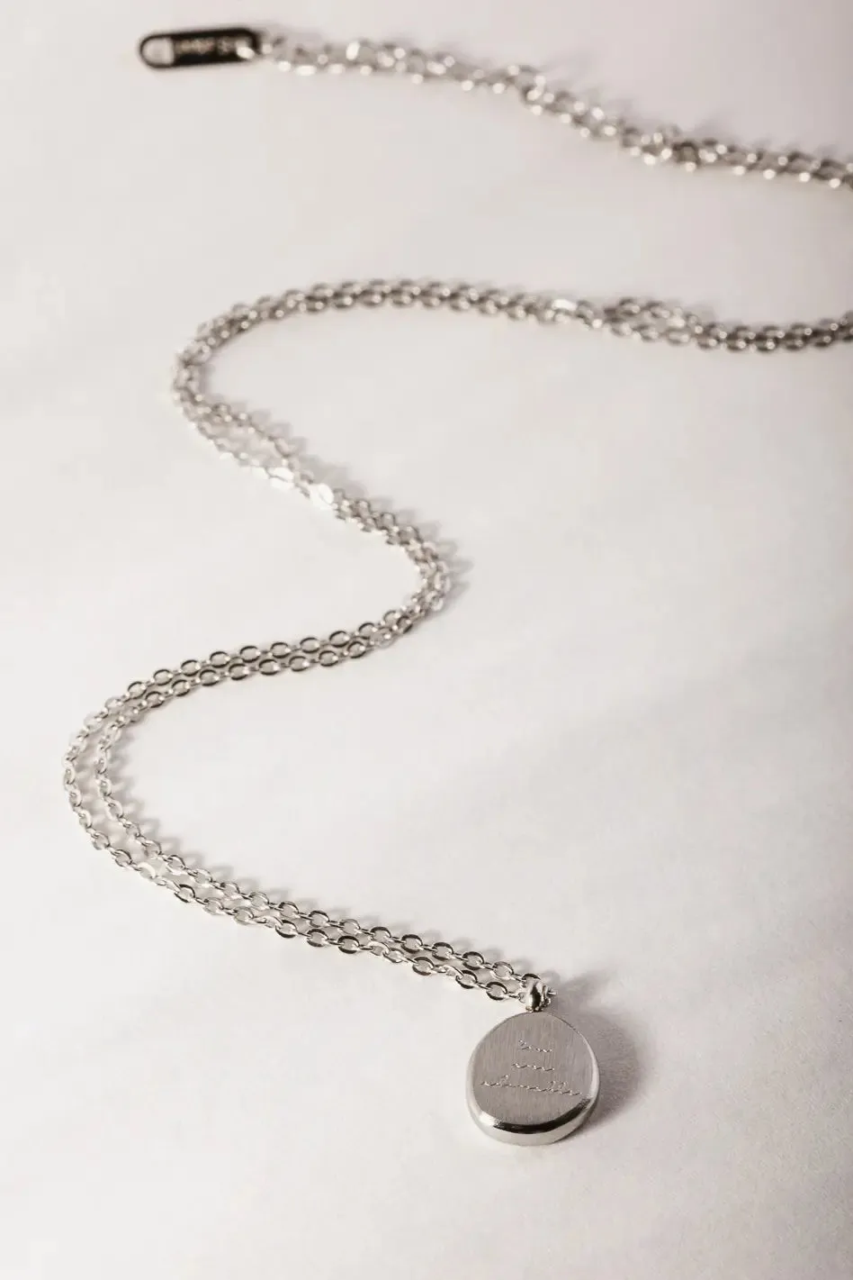 You Are Adorable Necklace in Silver - Tarnish Free sold by bohme