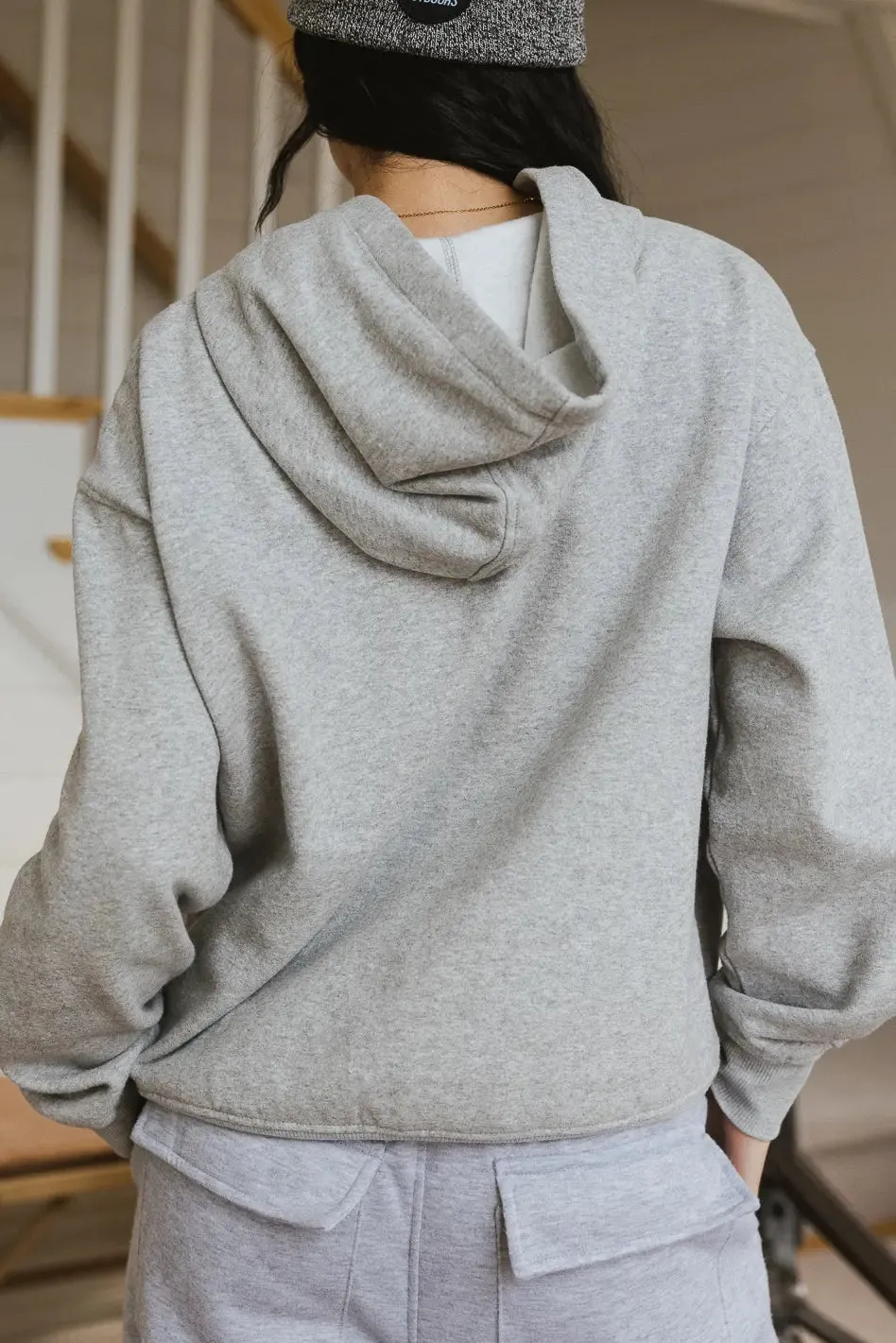 Anahi Hoodie in Grey - FINAL SALE sold by bohme product image thumbnail 3