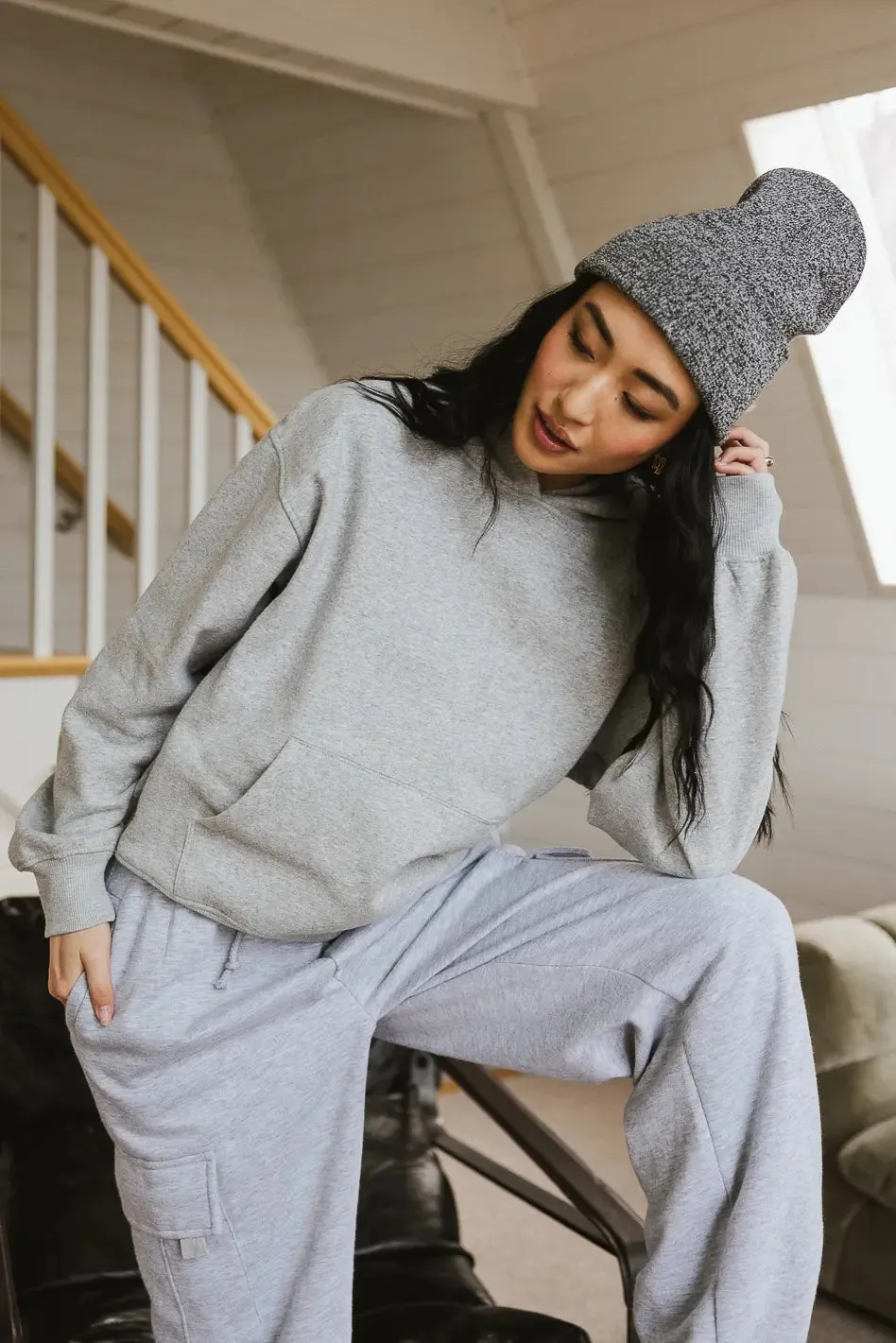 Anahi Hoodie in Grey - FINAL SALE sold by bohme product image thumbnail 5