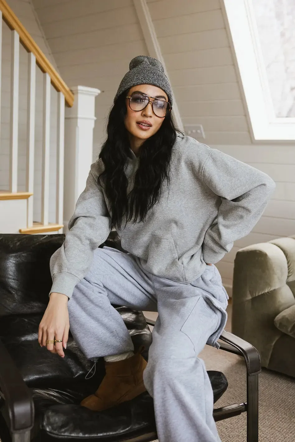 Anahi Hoodie in Grey - FINAL SALE sold by bohme product image thumbnail 4