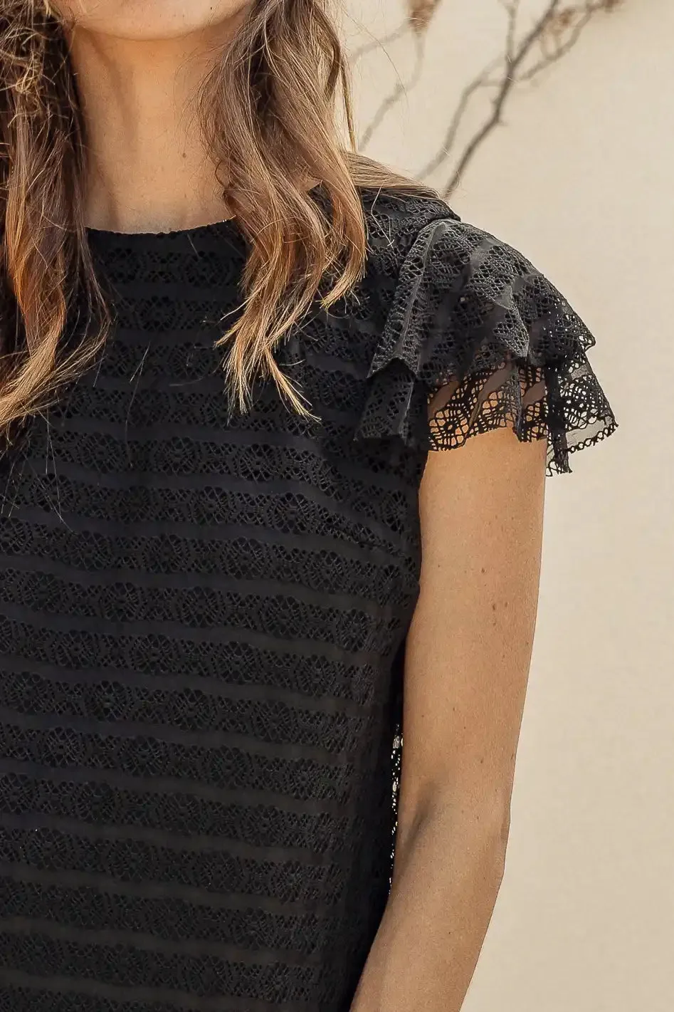 Stormi Mini Dress in Black - FINAL SALE sold by bohme product image thumbnail 2