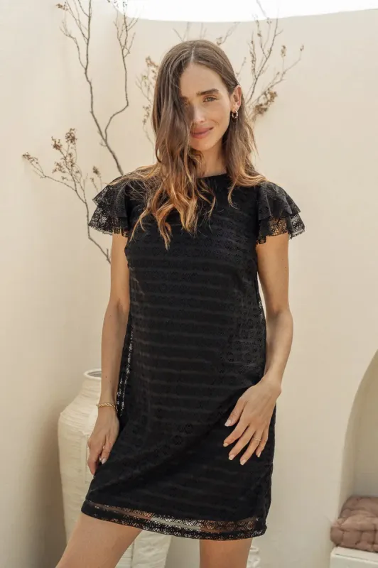Stormi Mini Dress in Black - FINAL SALE sold by bohme