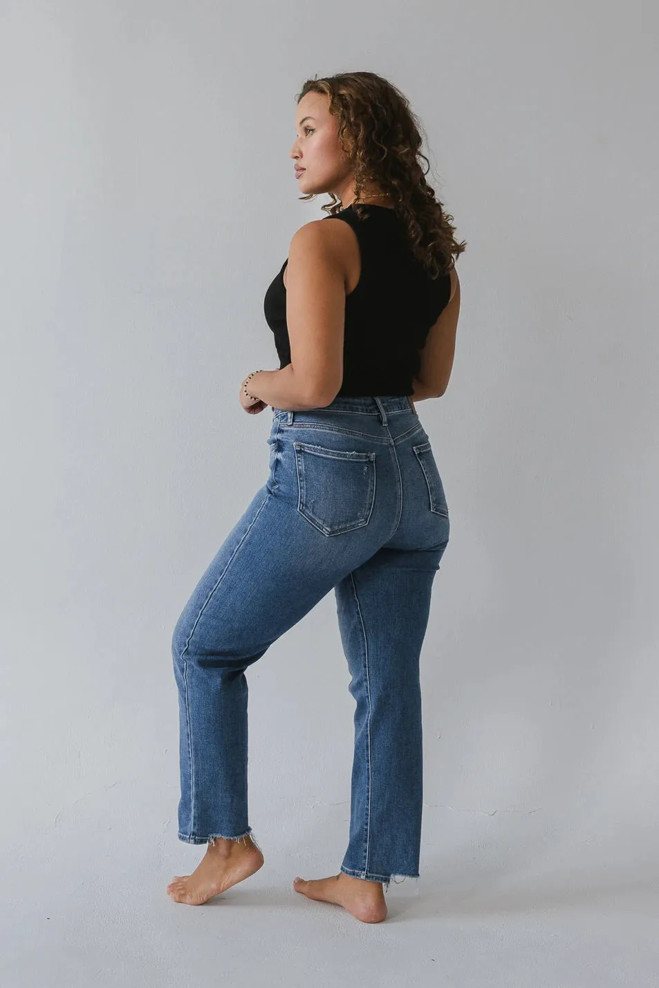 Ellery Straight Leg Jeans in Medium Wash - FINAL SALE sold by bohme product image thumbnail 4