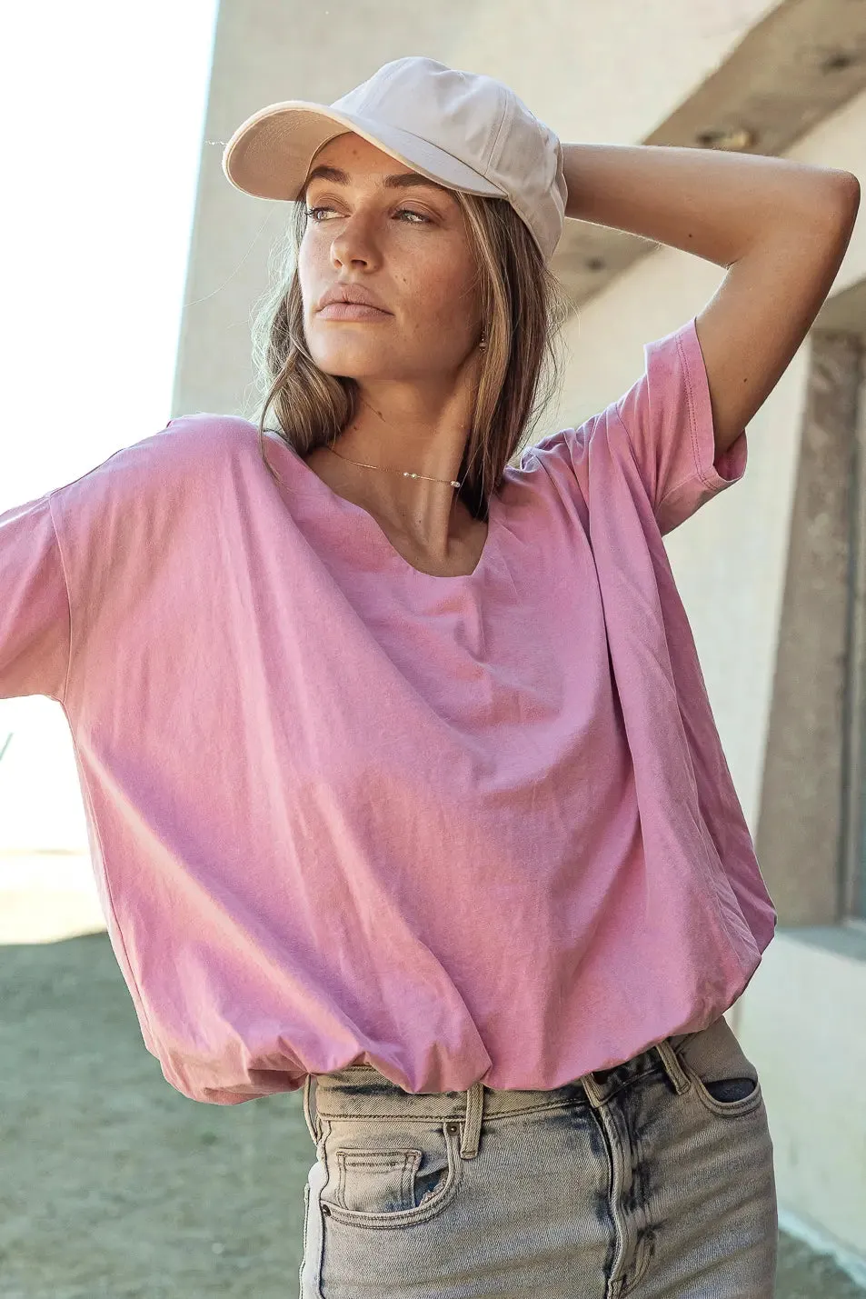 Chelsey Top in Pink - FINAL SALE sold by bohme product image thumbnail 2