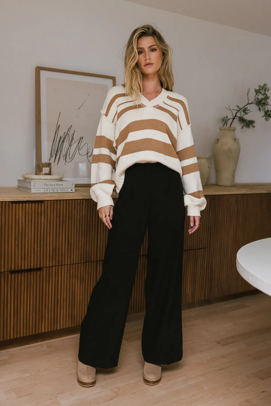 Tobi Wide Leg Pants in Black - FINAL SALE sold by bohme product image thumbnail 2