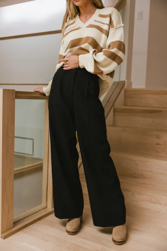 Tobi Wide Leg Pants in Black - FINAL SALE sold by bohme