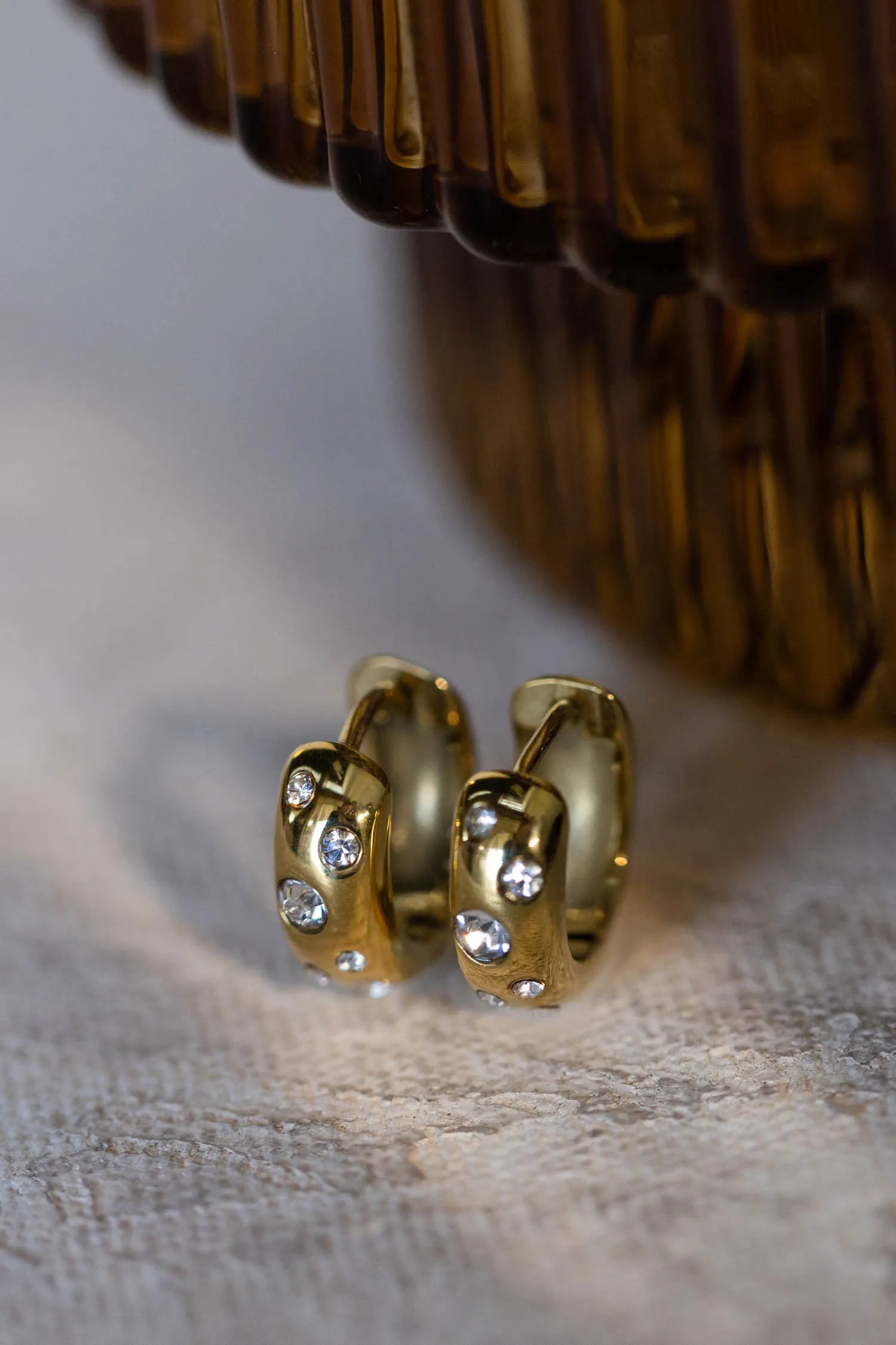 Raymond Gold Earrings - FINAL SALE sold by bohme product image thumbnail 2