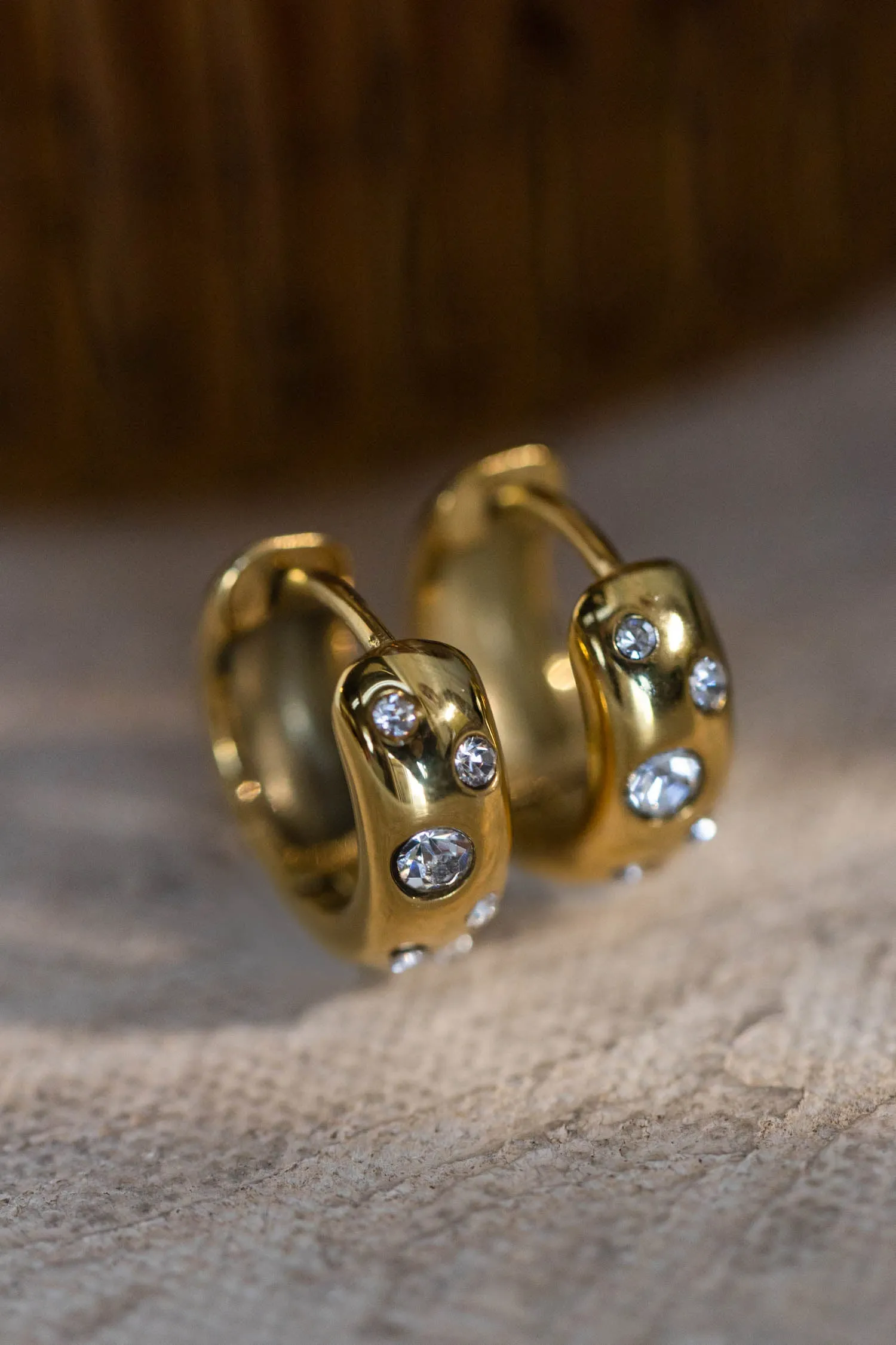 Raymond Gold Earrings - FINAL SALE sold by bohme