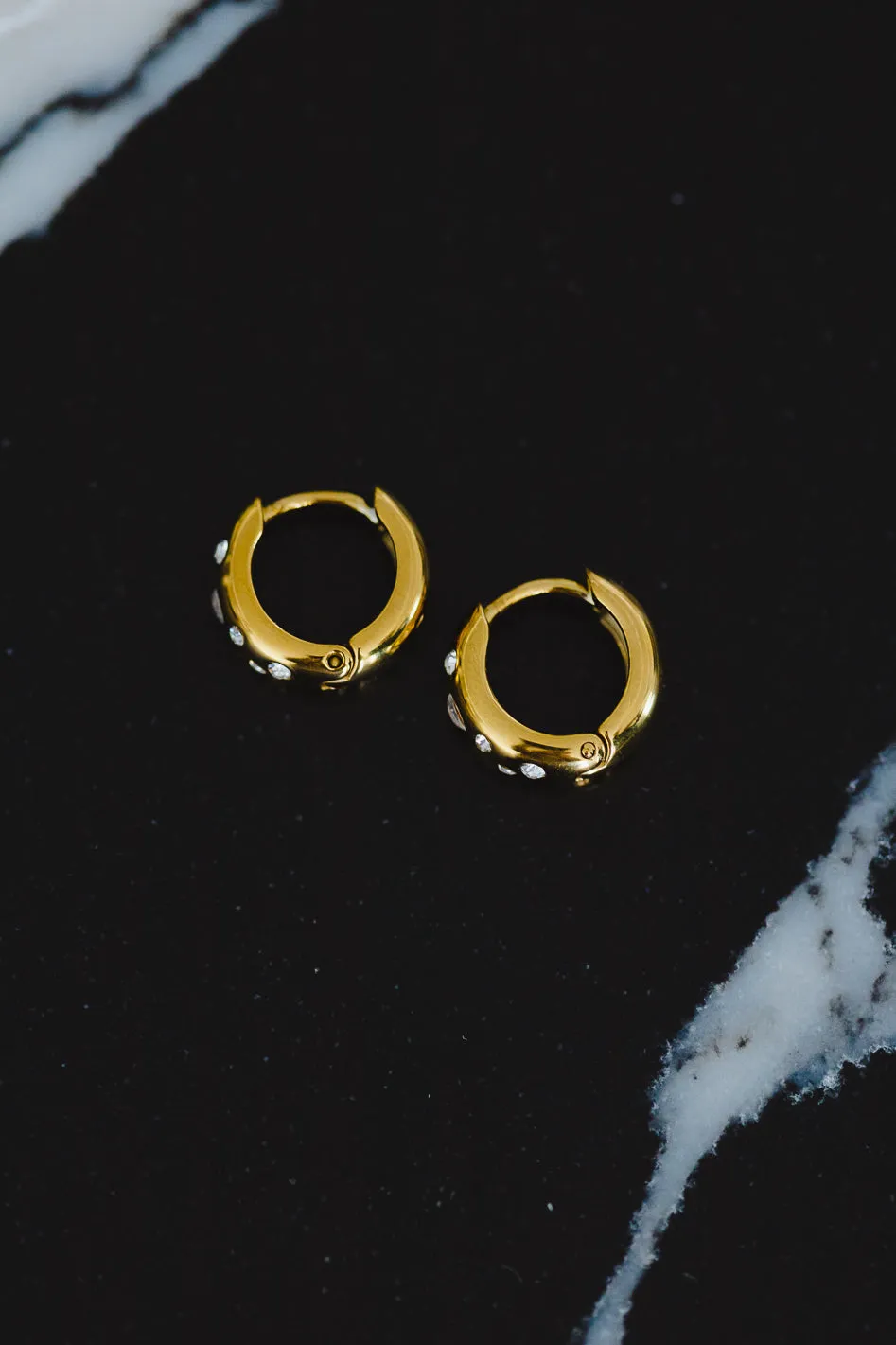 Raymond Gold Earrings - FINAL SALE sold by bohme product image thumbnail 5