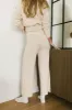 Myla Ribbed Pants in Oatmeal - FINAL SALE sold by bohme