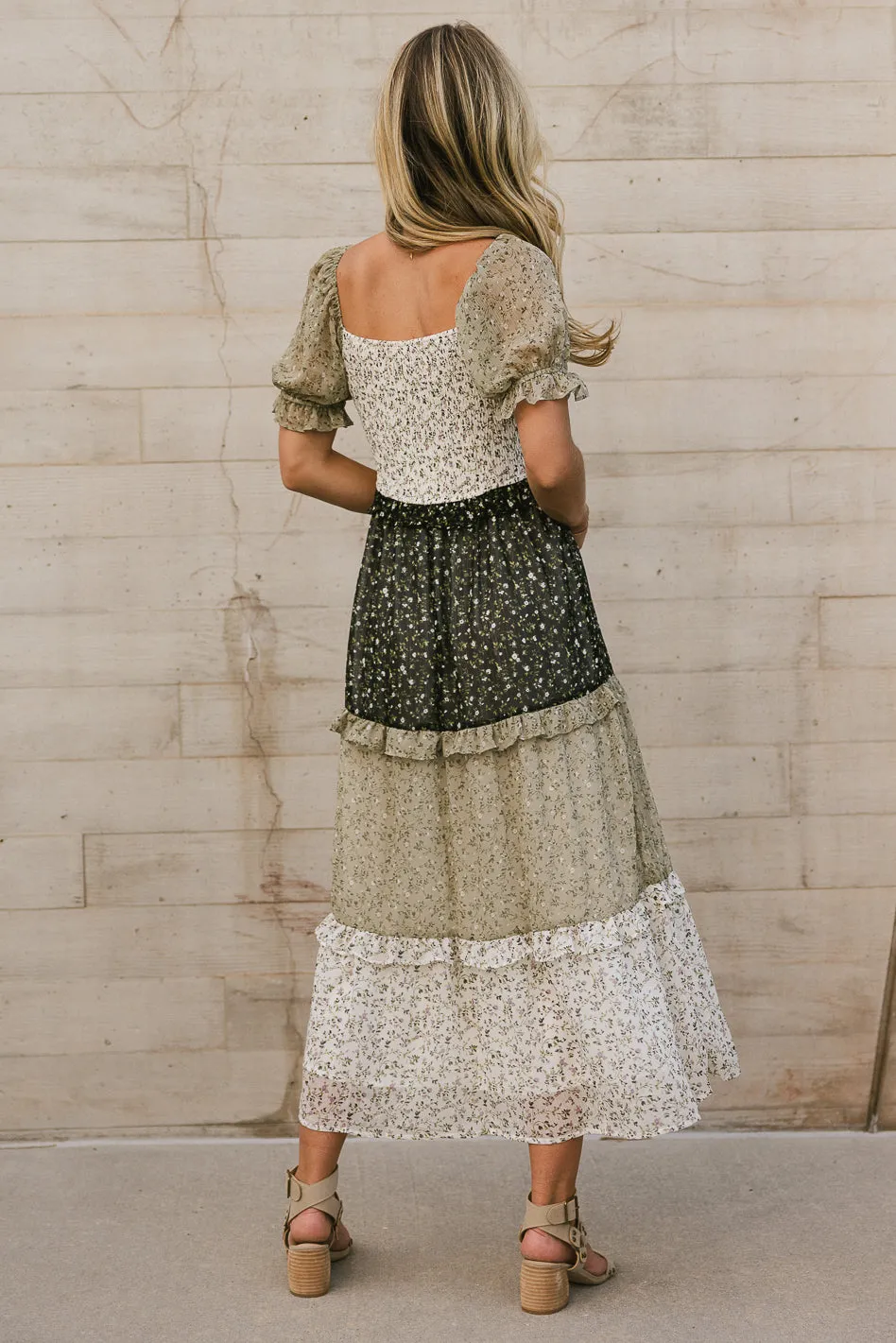 Riann Tiered Midi Dress sold by bohme product image thumbnail 3