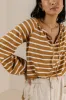 Kilby Striped Top in Mustard - FINAL SALE sold by bohme