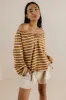 Kilby Striped Top in Mustard - FINAL SALE sold by bohme