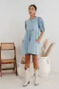 Andra Mini Dress in Blue - FINAL SALE sold by bohme