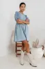 Andra Mini Dress in Blue - FINAL SALE sold by bohme