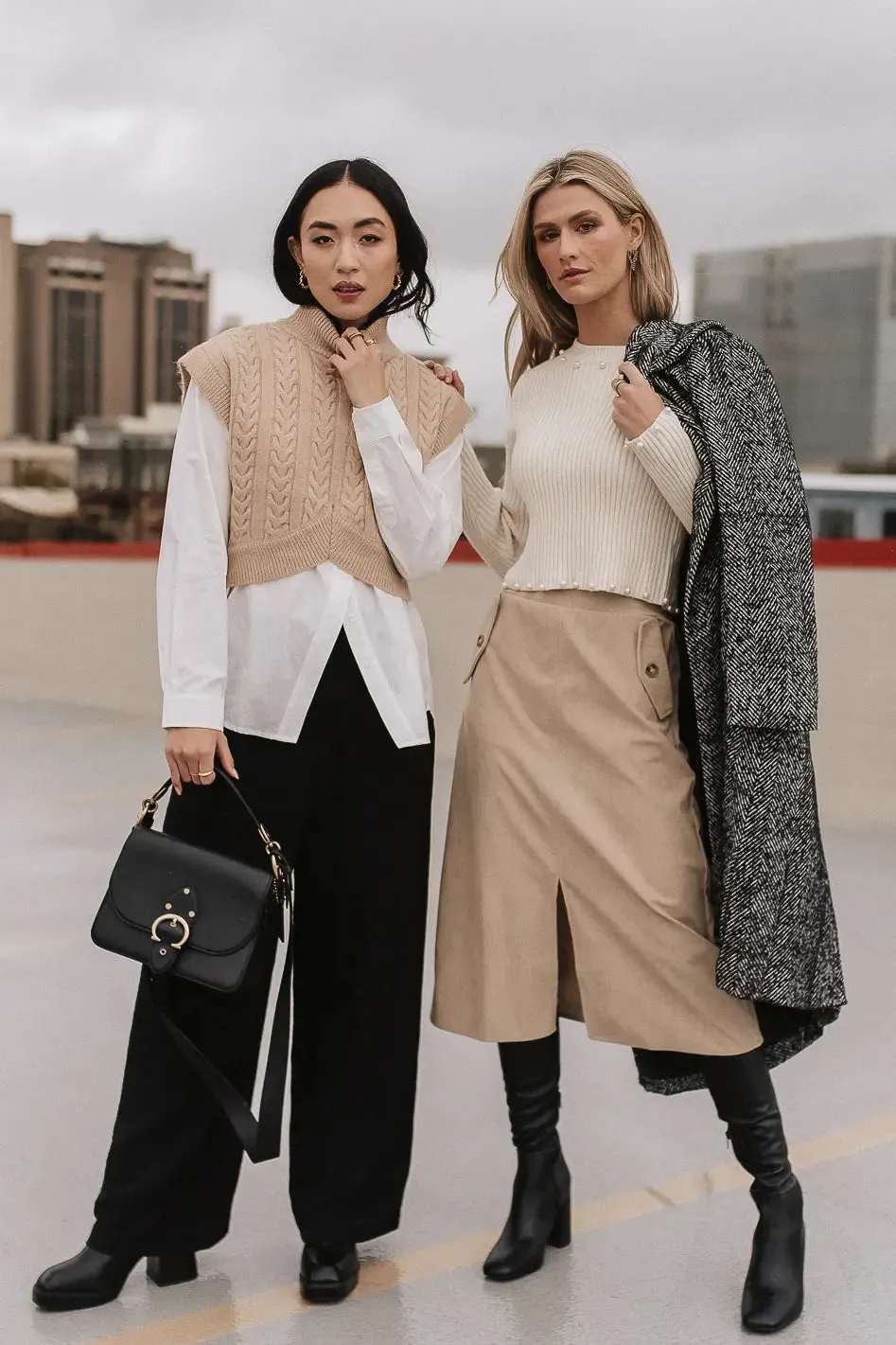 Savannah Corduroy Skirt in Beige - FINAL SALE sold by bohme product image thumbnail 2