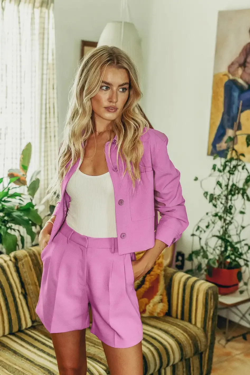 Waldorf Jacket in Pink sold by bohme product image thumbnail 2