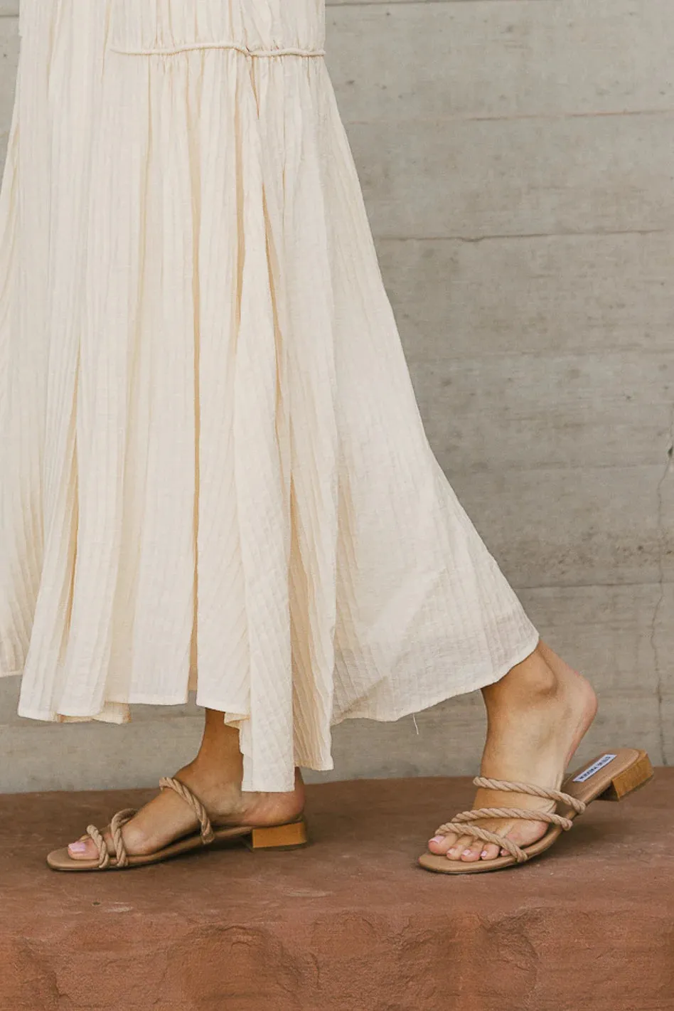 Steve Madden Annah Strappy Sandal in Tan sold by bohme