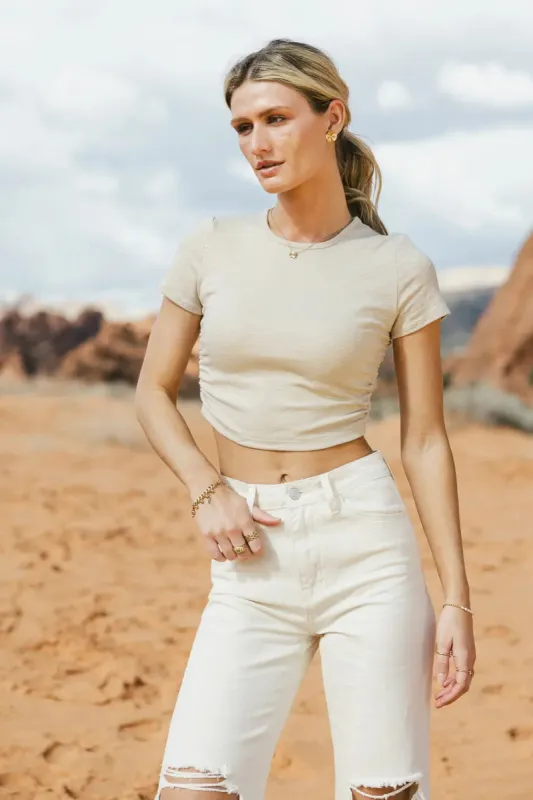 Zia Top in Sand - FINAL SALE sold by bohme