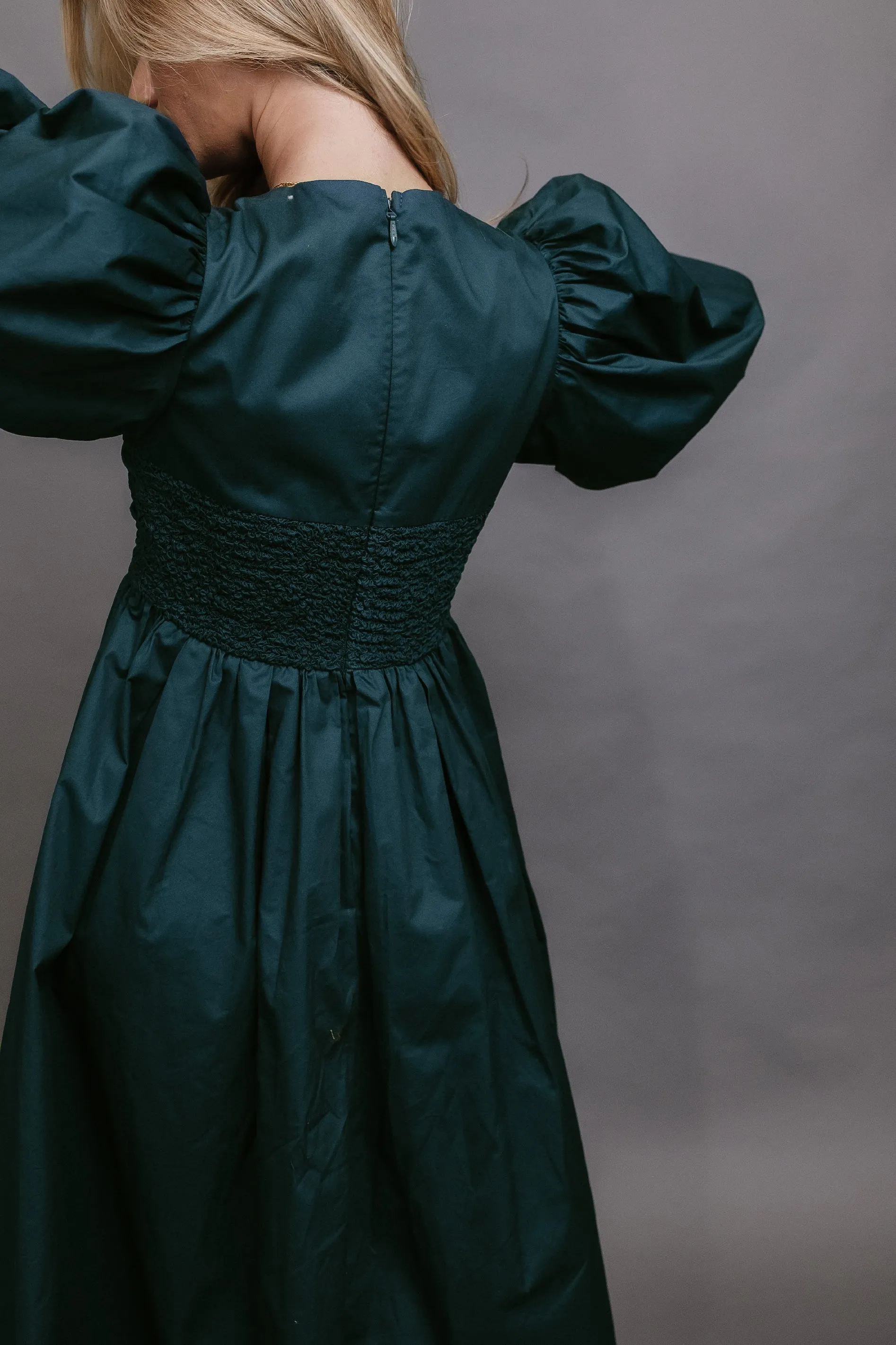 Claire Maxi Dress in Teal - FINAL SALE sold by bohme product image thumbnail 4