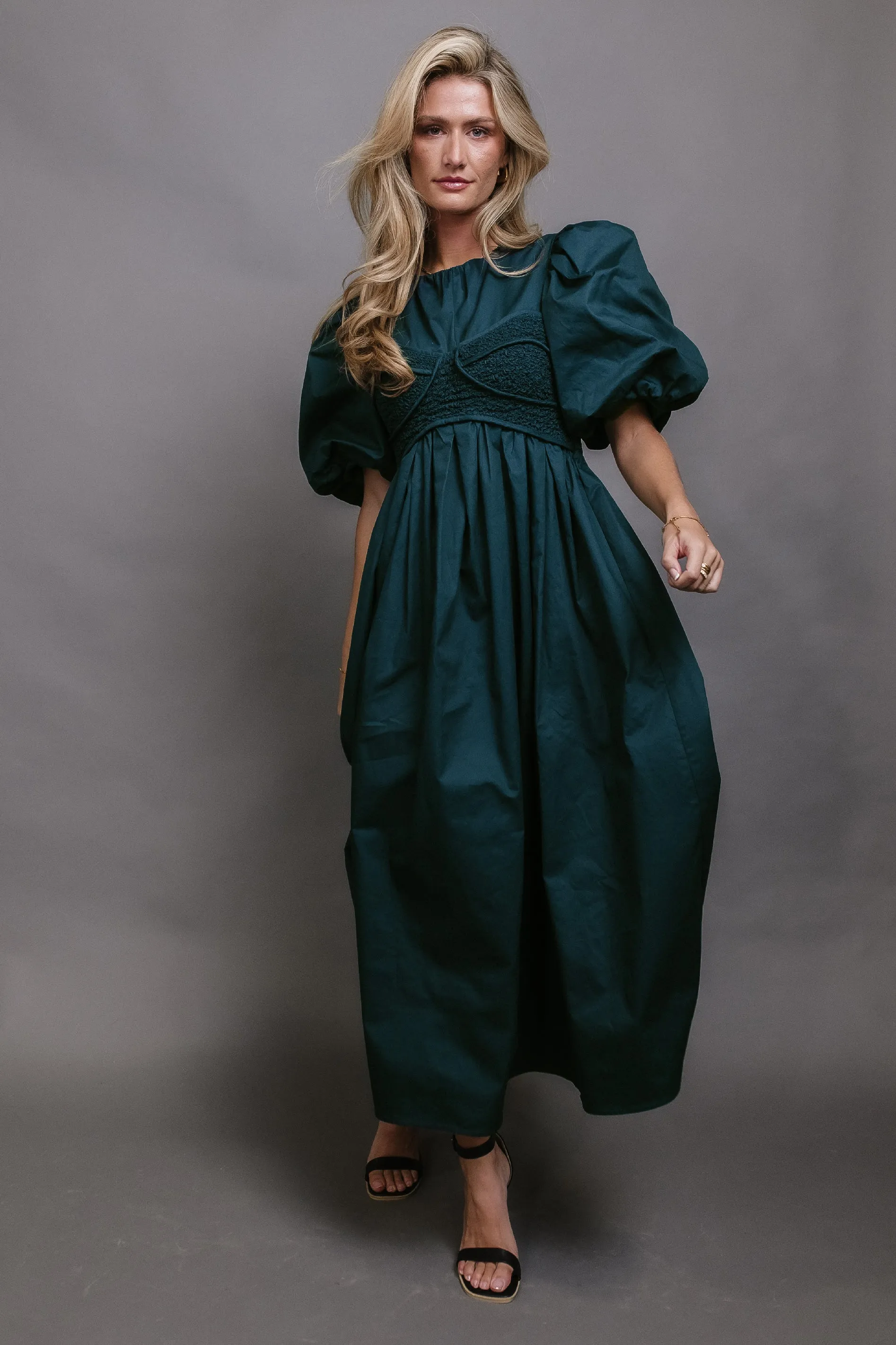 Claire Maxi Dress in Teal - FINAL SALE sold by bohme