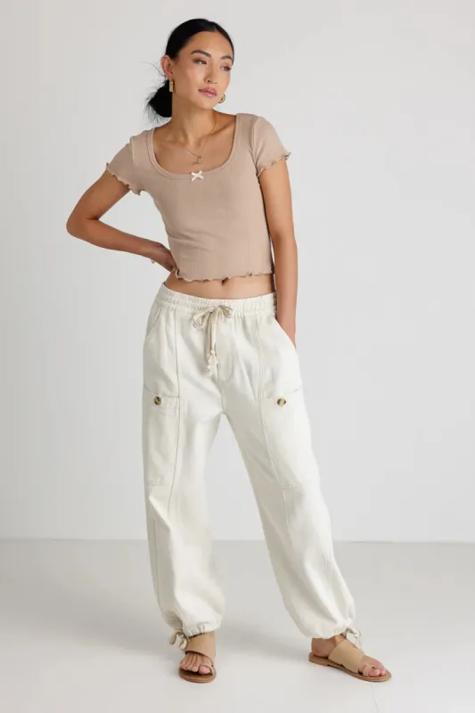 Robyn Pants in Ivory - FINAL SALE sold by bohme
