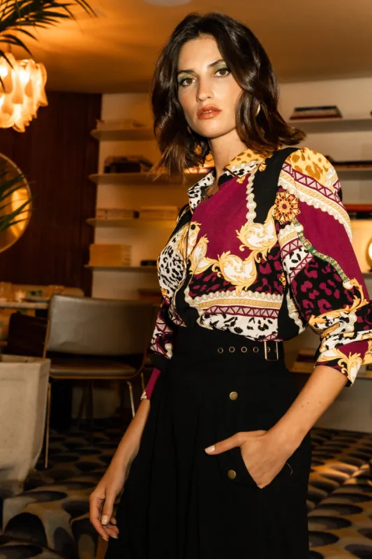 Tammy Button Up Blouse - FINAL SALE sold by bohme