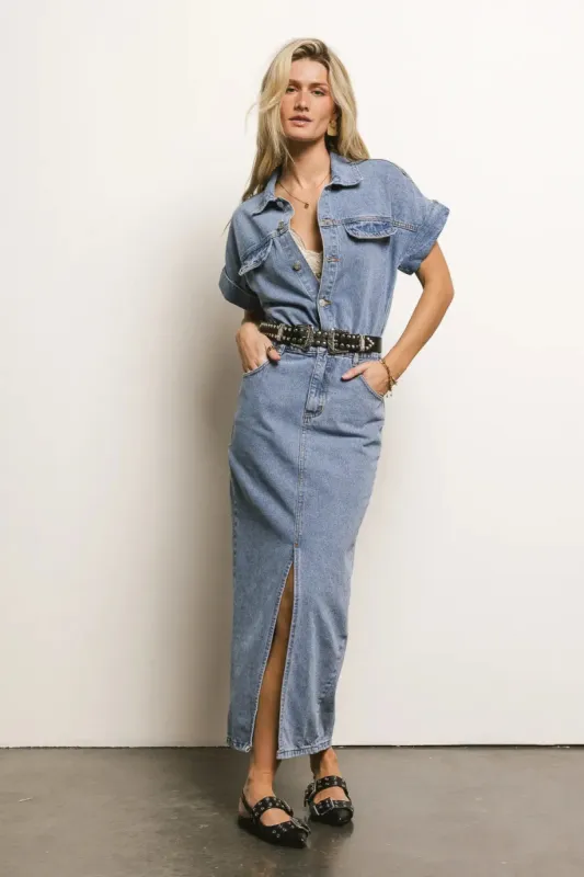 Jordyn Denim Dress - FINAL SALE sold by bohme