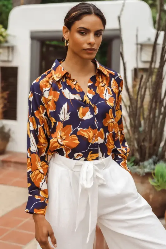 Saddler Floral Button Up - FINAL SALE sold by bohme