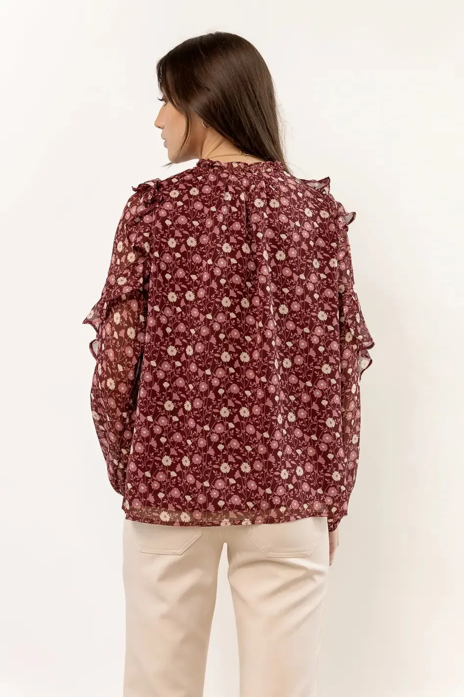 Lin Lin Floral Top - FINAL SALE sold by bohme product image thumbnail 3