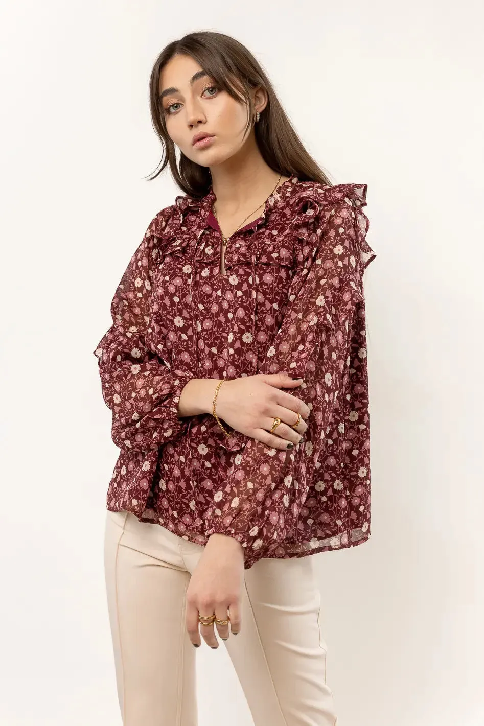 Lin Lin Floral Top - FINAL SALE sold by bohme