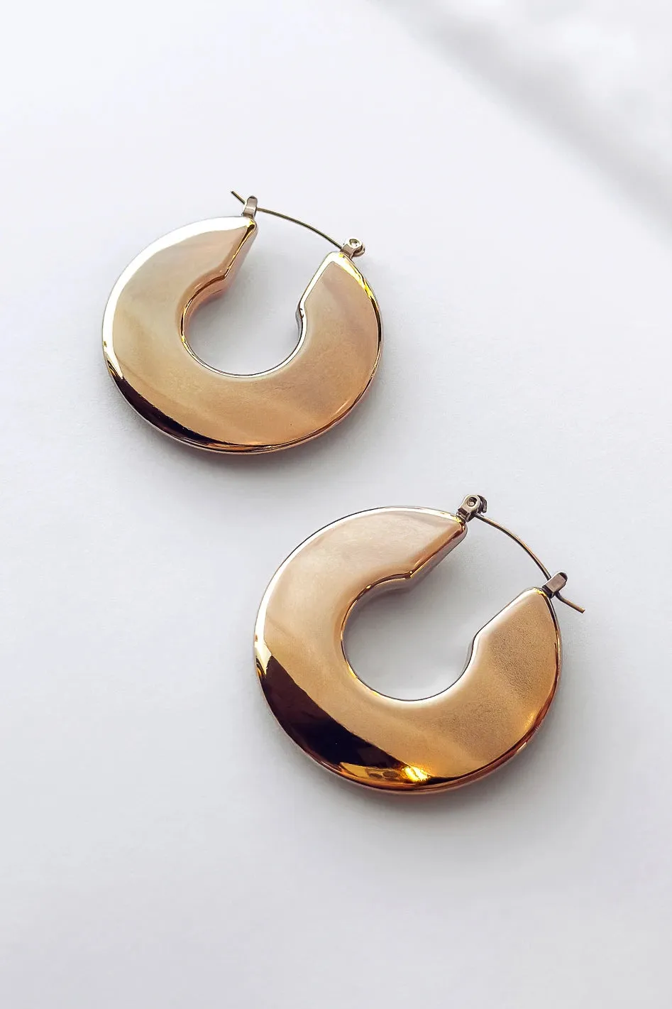 Bella Chunky Hoop Earrings - FINAL SALE sold by bohme