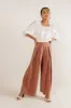Katie Wide Leg Pants in Brick - FINAL SALE sold by bohme