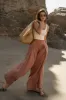 Katie Wide Leg Pants in Brick - FINAL SALE sold by bohme