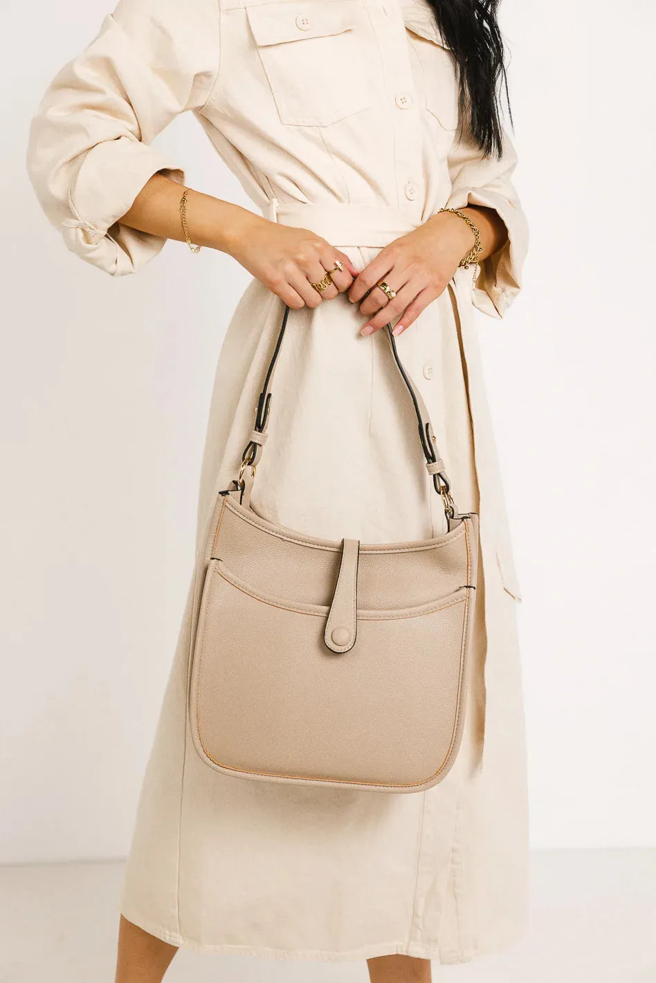 Quincy Crossbody Bag in Nude - FINAL SALE sold by bohme product image thumbnail 2