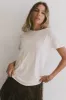Dia Basic Tee in Natural - FINAL SALE sold by bohme