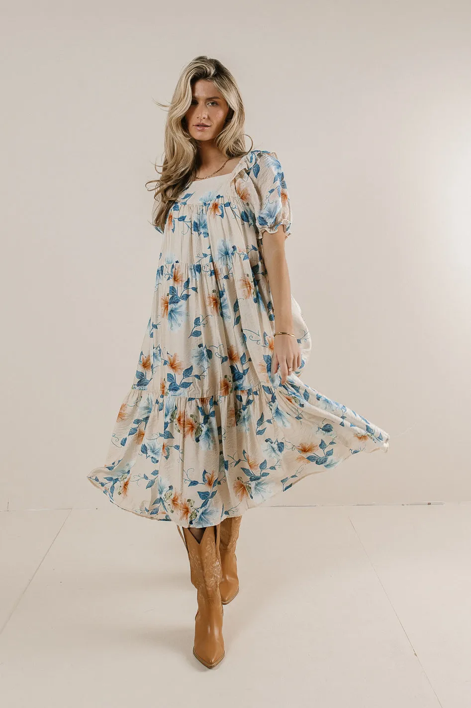 Retta Floral Dress - FINAL SALE sold by bohme product image thumbnail 3