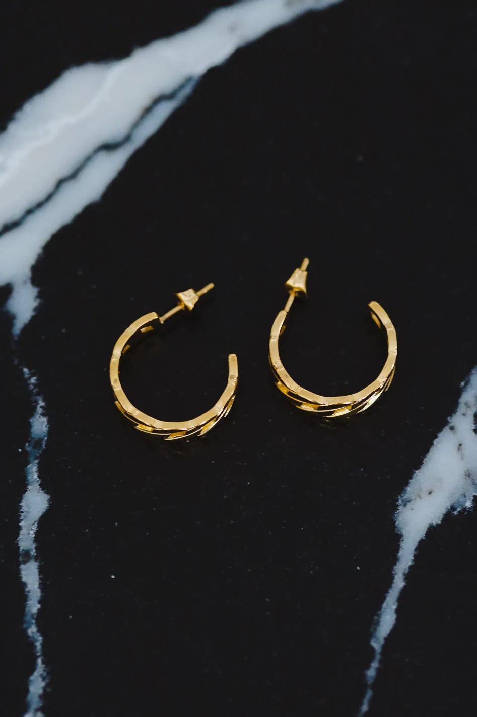 Liliana Open Hoop Earrings - FINAL SALE sold by bohme product image thumbnail 3